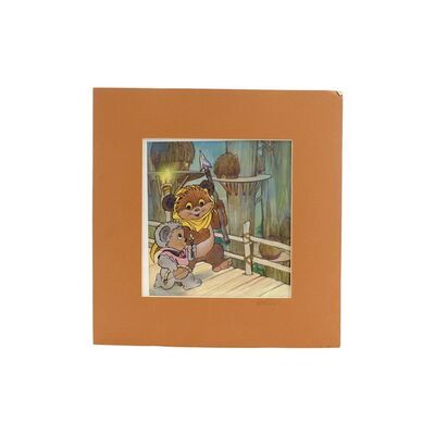 Lot #1360 - William Plumb Collection: Matted Hand-Painted Ewok Artwork ### STAR WARS: VARIOUS PRODUCTIONS