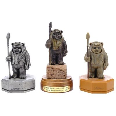 Lot #1363 - William Plumb Collection: Set of Three Lawrence Noble Ewok Statues ### STAR WARS: RETURN OF THE JEDI (1983)