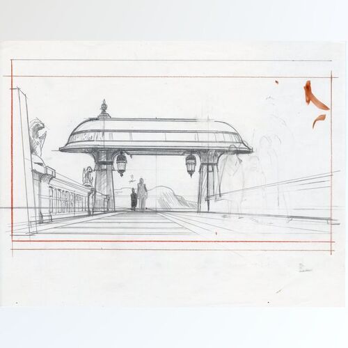 Lot #1370 - Hand-Drawn Ralph McQuarrie Jabba's Palace Gate Concept Sketch ### THE ILLUSTRATED STAR WARS UNIVERSE (1995)