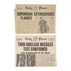 Lot #1390 - Pair of Daily Planet Newspaper Covers ### SUPERMAN (1978)/SUPERMAN III (1983)