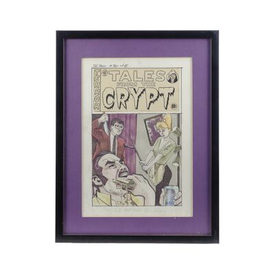 Lot #1394 - Framed Hand-Illustrated Mike Vosburg "The Trap" Preliminary Cover Artwork ### TALES FROM THE CRYPT (1989-1996)