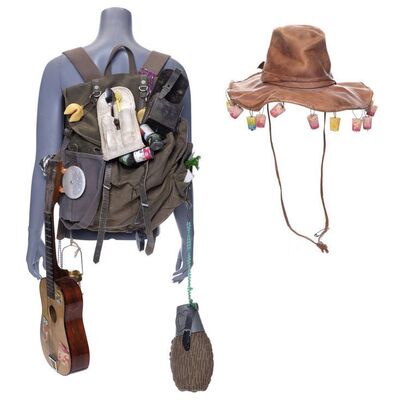 Lot #1404 - Tank Girl's (Lori Petty) Backpack and Hat ### TANK GIRL (1995)
