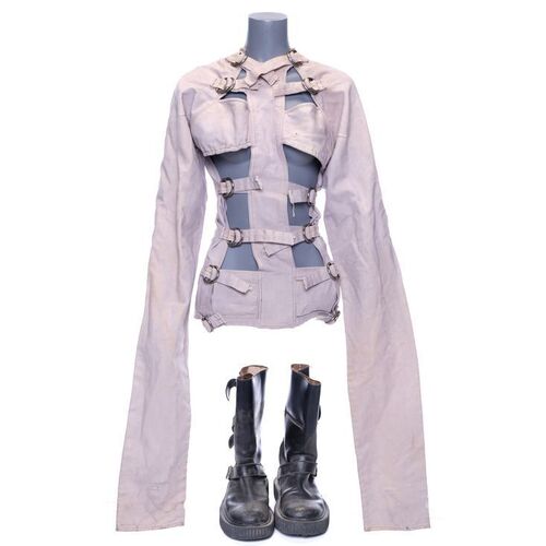 Lot #1407 - Tank Girl's (Lori Petty) Straitjacket and Boots ### TANK GIRL (1995)
