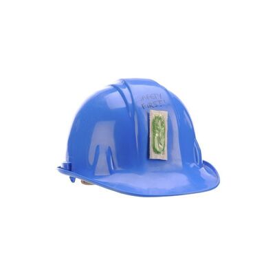 Lot #1408 - Tank Girl's (Lori Petty) Production-Made Blue Safety Helmet ### TANK GIRL (1995)