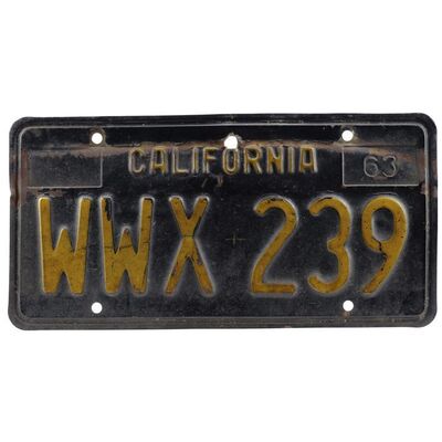 Lot #1414 - License Plate ### TERMINATOR, THE (1984)