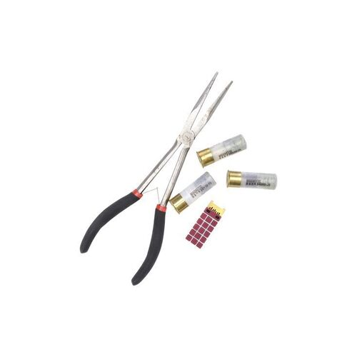 Lot #1422 - T-800's (Arnold Schwarzenegger) CPU Chip with Sarah Connor (Emilia Clarke) Pliers and Three Liquid Magnet Shotgun Rounds ### TERMINATOR GENISYS (2015)