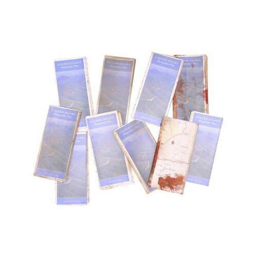 Lot #1455 - Set of 10 Bloodied United States Transportation Maps ### WALKING DEAD, THE (2010-2022)
