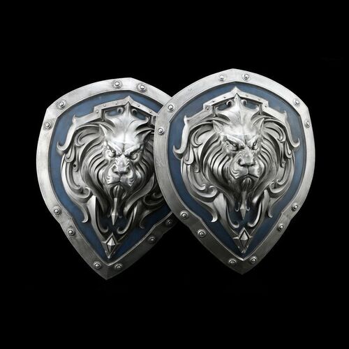 Lot #1470 - Pair of Stormwind Castle Decor Shields ### WARCRAFT (2016)