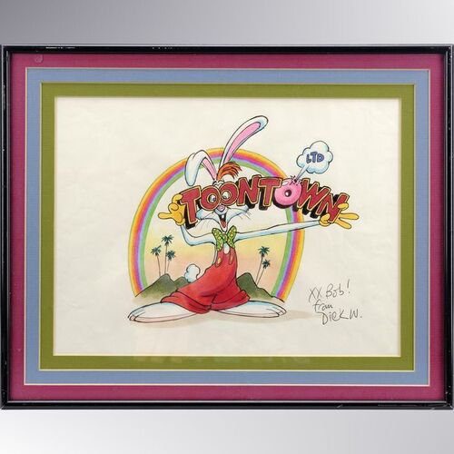 Lot #1483 - Framed Hand-Drawn Richard Williams Toontown Artwork ### WHO FRAMED ROGER RABBIT (1988)