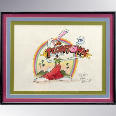 Lot #1483 - Framed Hand-Drawn Richard Williams Toontown Artwork ### WHO FRAMED ROGER RABBIT (1988)