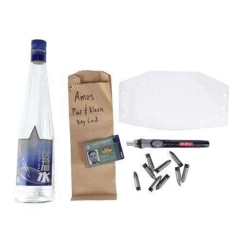 Lot # 5: Amos Burton's (Wes Chatham) Badge and Accessories