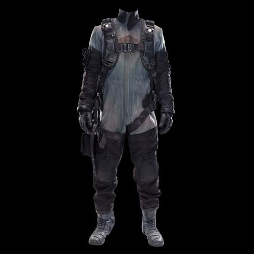 Lot # 23: Amos Burton's (Wes Chatham) Canterbury Vac Suit with Light-up Boots and Harness