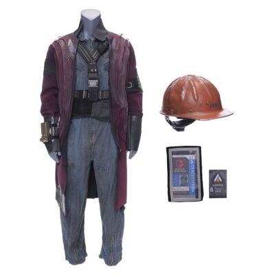 Lot # 25: Ceres Station Belter Coveralls and Vac-Jacket with Hardhat