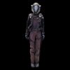 Lot # 26: Ceres Station Belter Loyalist "Dani" Space Suit with Helmet and Harness