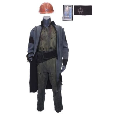Lot # 29: Ceres Station Belter Coveralls and Vac-Jacket with Hardhat