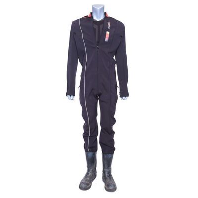Lot # 33: Alex Kamal's MCRN Jumpsuit with Light-up Boots