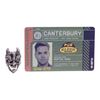 Lot # 37: Amos Burton's (Wes Chatham) Canterbury Badge and Devil Pin