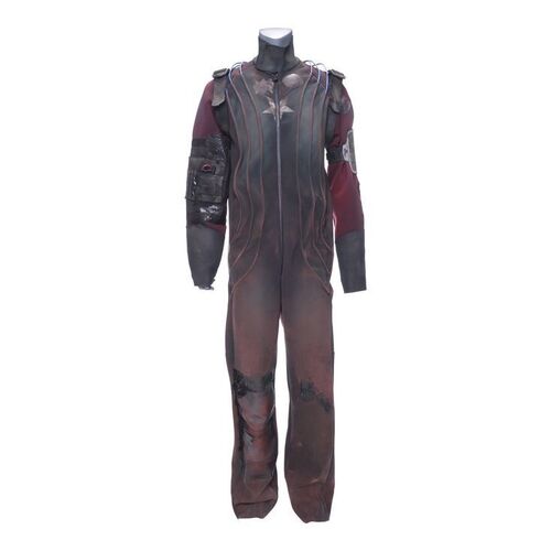 Lot # 55: Eros Station Belter Vac Suit with Shoulder Harness and ID Arm Band