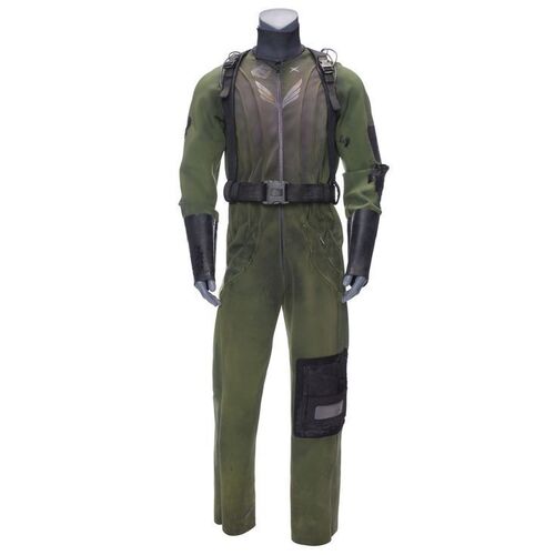 Lot # 62: Eros Station Belter Vac Suit with Harness and ID Arm Band