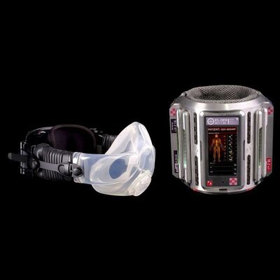 Lot # 63: Alex Kamal's Medic Monitor and Mask