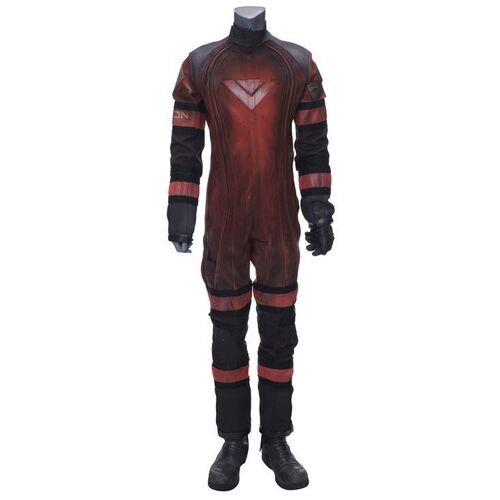 Lot # 71: Josephus Miller's (Thomas Jane) Vac Suit with Light-up Boots