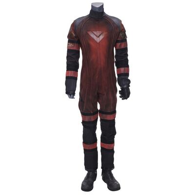 Lot # 71: Josephus Miller's (Thomas Jane) Vac Suit with Light-up Boots