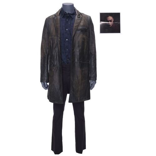 Lot # 75: Josephus Miller's (Thomas Jane) Tycho Station Costume with Julie Mao Photo