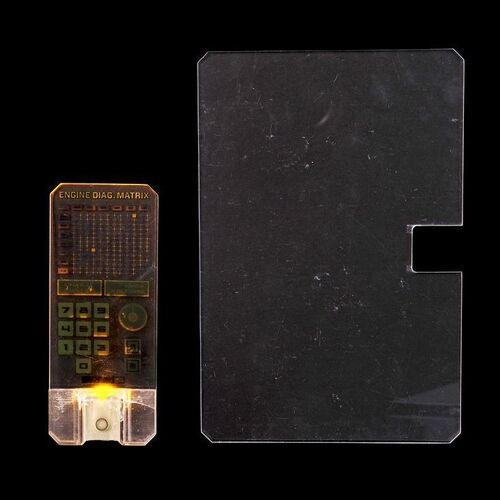 Lot # 76: Light-Up Belter Comm Device with Screen Decal and Tablet