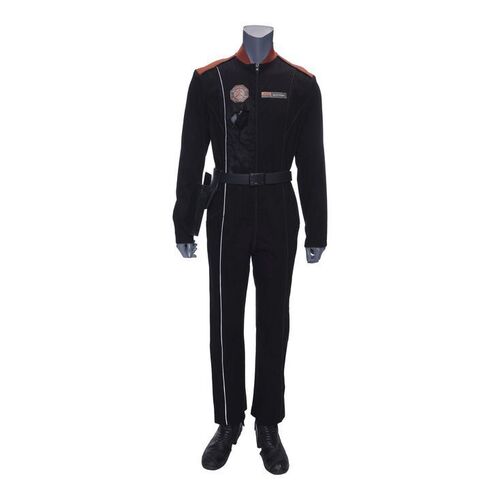 Lot # 83: Lt. Sutton's (Hugh Dillon) Bloody MCRN Scirocco Jumpsuit