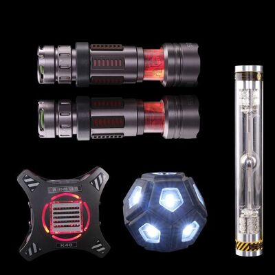 Lot # 85: Roberta "Bobbie" Draper's (Frankie Adams) Explosive Charges Assortment with Light-up Detonator