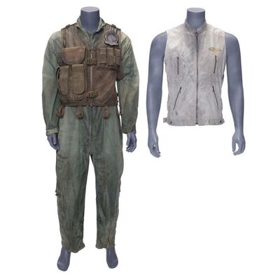 Lot # 95: Star Helix Ganymede Station Guard Uniform with Harness