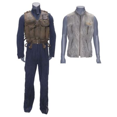 Lot # 97: Star Helix Ganymede Station Guard Uniform with Harness