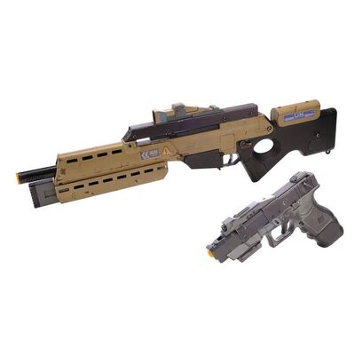 Lot # 104: UN Rifle and UNN Pistol with Holster
