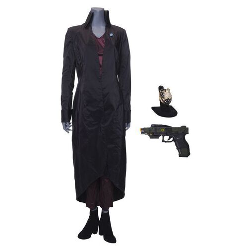 Lot # 111: Chrisjen Avasarala's (Shoreh Aghdashloo) Tends to Cotyar Bloody Costume and Pistol