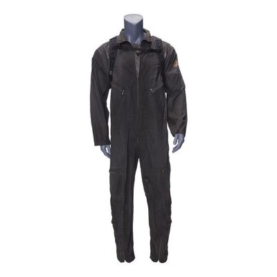 Lot # 129: Ren Hazuki's (John Kapelos) Savage Industries Coveralls and Travel Bag