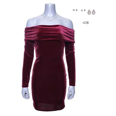 Lot # 132: Clarissa Mao (Nadine Nicole) aka Melba Koh's Flashback Party Dress