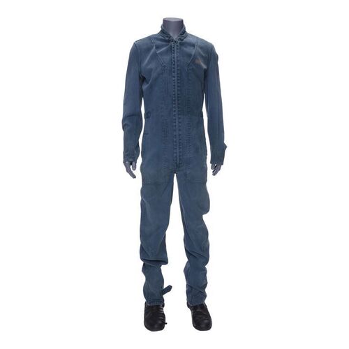 Lot # 136: James Holden's (Steven Strait) Season 3 Rocinante Coveralls with Boots