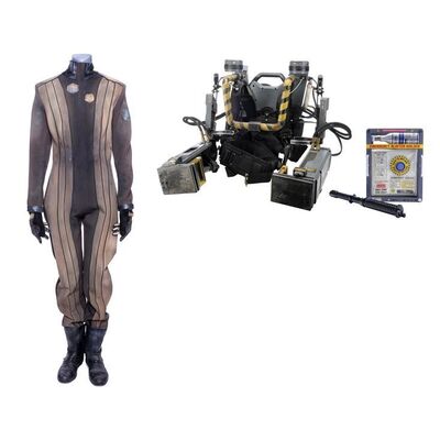 Lot # 137: Clarissa "Melba" Mao's (Nadine Nicole) Savage Industries "Power Ripper" Exoskeleton with Vac Suit and Emergency Blister Airlock