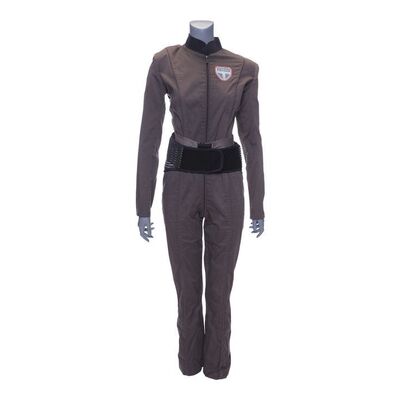 Lot # 138: Camina Drummer's (Cara Gee) Tycho Station Jumpsuit and Jacket with Light-up Spine Device