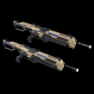 Lot # 172: Two Light-Up RCE Security UN Rifles