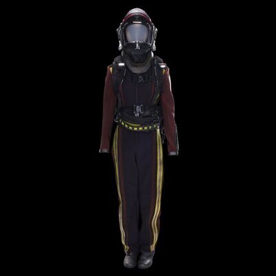 Lot # 176: Roberta "Bobbie" Draper's (Frankie Adams) Complete Terraforming Spacesuit with Helmet, Harness, and Pack