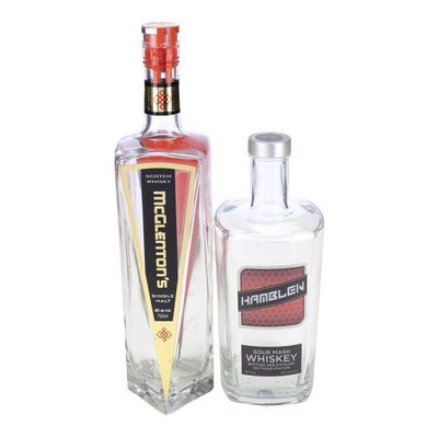 Lot # 181: Camina Drummer's (Cara Gee) Whiskey Bottles