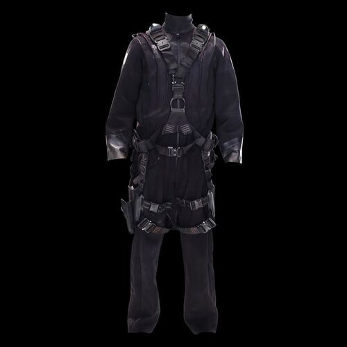 Lot # 193: Martian Arms Dealer Space Suit with Light-up Harness and Light-up Pack