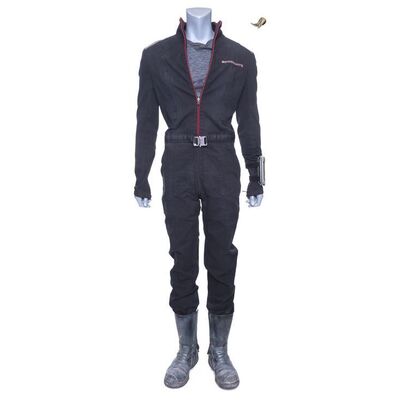 Lot # 206: Alex Kamal's Rocinante Pilot Uniform with Boot Pin and Wrist Device