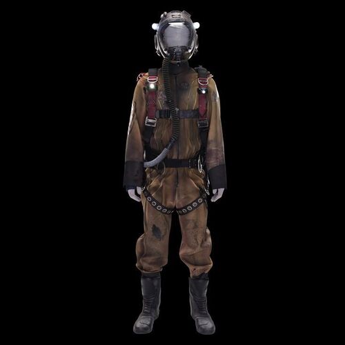 Lot # 207: Dewalt Crewman Space Suit with Helmet and Harness