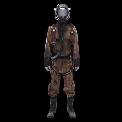 Lot # 207: Dewalt Crewman Space Suit with Helmet and Harness