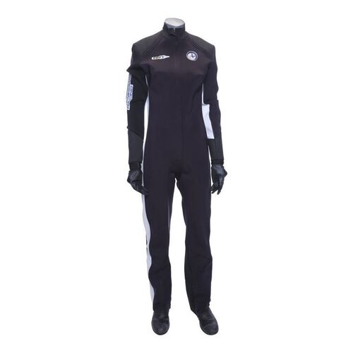 Lot # 213: Roberta "Bobbie" Draper's (Frankie Adams) Razorback Vac Suit with Light-Up Boots