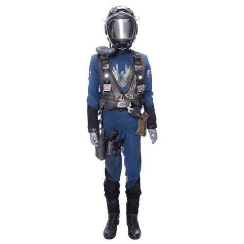 Lot # 218: Marco Inaros' (Keon Alexander) Space Suit with Helmet and Harness