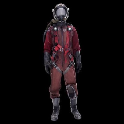 Lot # 234: Yoan's (Gabriel Darku) Space Suit with Helmet and Harness