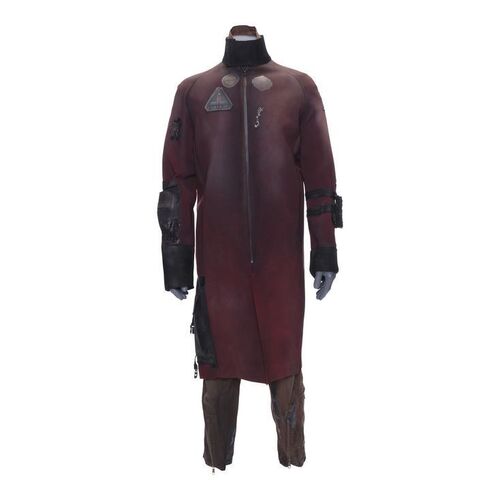 Lot # 238: Ceres Station Belter Coveralls and Vac-Jacket with ID Arm Band